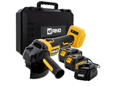 Zdjęcie: Szlifierka kątowa 20 V 125 mm silnik bezszczotkowy uchwyt suwakowy RINO