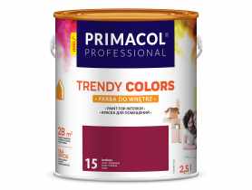 Farba Trendy Colors 2,5 L bordowa PRIMACOL DECORATIVE