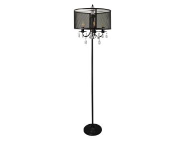 Zdjęcie: Lampa podłogowa Bresso 3xE14 czarny mat IL MIO