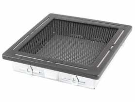 Kratka kominkowa wentylacyjna Trend 16x16 cm grafit PARKANEX