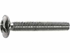 Wkręty metryczne podkładkowe ocynkowane M 4x25 mm, 10 sztuk HSI