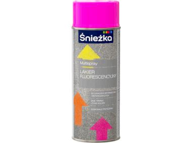 Zdjęcie: Multispray fluoroscencyjny różowy 400ml ŚNIEŻKA
