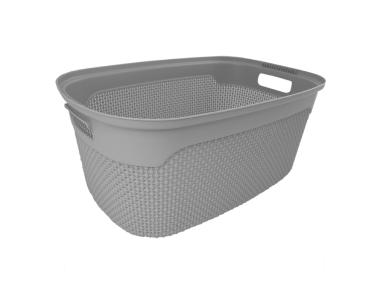 Zdjęcie: Kosz na pranie Marten 30 L szary KEEEPER