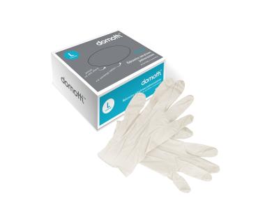 Zdjęcie: Rękawice winylowe do kontaktu z żywnością rozmiar L 60 szt. DOMOTTI