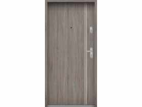 Drzwi wejściowe do mieszkań Bastion A-37 Dąb szary 90 cm lewe OSPŁ KR CENTER