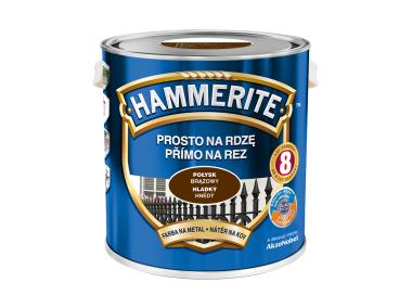Zdjęcie: Farba do metalu 2,5 L połysk brązowy HAMMERITE