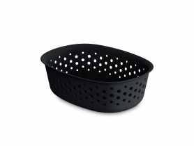 Pojemnik 18,5x13,5x6 cm 0,8 L czarny 5210 Openstore ORPLAST