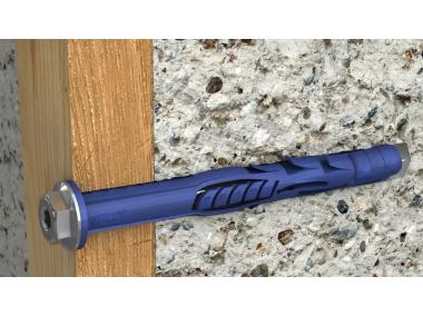 Zdjęcie: Kołek ramowy z kołnierzem z ocynkowanym R-FF1 10x100 mm 250 szt. RAWLPLUG