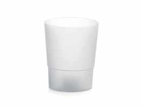 Doniczka Coubi Stor mat bezbarwny 12,5 cm PROSPERPLAST