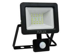 Naświetlacz LED 20 W 6500K czujnik PIR czarny POLUX