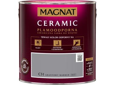 Zdjęcie: Farba Ceramic grafitowy marmur C31 2,5L MAGNAT