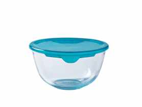 Salaterka żaroodporna 14 cm - 0,5 L z plastikową pokrywką PYREX