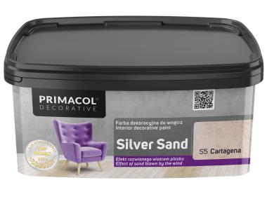 Zdjęcie: Farba dekoracyjna Silver Sand 1 L Cartagena S5 PRIMACOL DECORATIVE