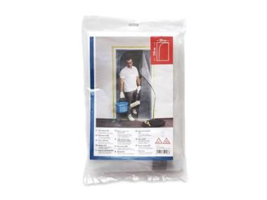 Zdjęcie: Kurtyna na drzwi LDPE 220 x 120 cm z zamkiem błyskawicznym CIRET