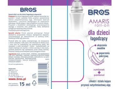 Zdjęcie: Środek łagodzący ukąszenia Amaris Roll-On dla dzieci 15 ml BROS