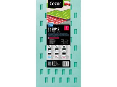 Zdjęcie: Podkład pod panele Cezar Pro Thermo Rapid 2 mm zielony CEZAR
