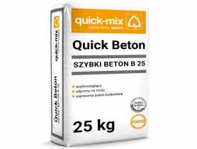Zaprawa betonowa gotowa Szybki beton B25 - 25 kg QUICK-MIX