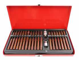 Zestaw końcówek Torx/Imbus/Spline 40-elementowy VERKE PREMIUM