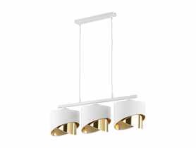 Lampa wisząca Grant 3 x E27 biała listwa 4821 TK LIGHTING