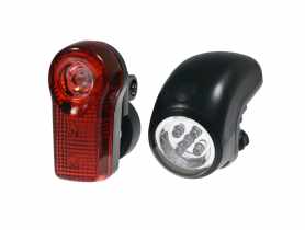 Zestaw lampek rowerowych Twins BOTTARI
