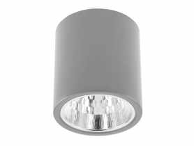 Oprawa sufitowa tuba Drago 60 W E27 szara 172x180 mm GTV