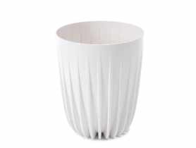Donica Mira 30 cm biała LAMELA PLASTIC