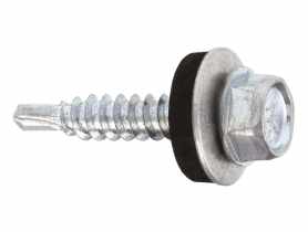 Wkręt samowiercący z podkładką EPDM do mocowania blach na zakład 48x19 - 250 szt. WKRĘT-MET