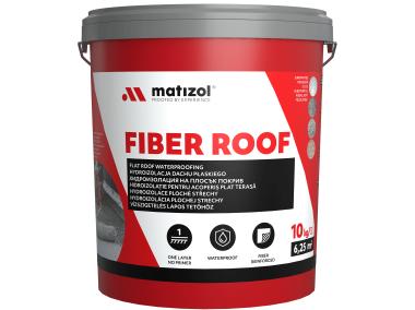 Zdjęcie: Hydroizolacja dachu płaskiego Fiber Roof 10 kg biały MATIZOL