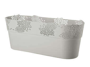 Zdjęcie: Osłonka Aster owalna 32 cm szara VERDENIA