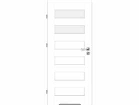 Drzwi wewnętrzne 80 cm lewe Zitron 2/6 białe VOSTER