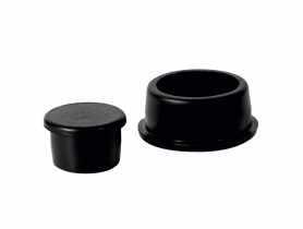 Zaślepka gumowa 32 mm czarna TYCNER