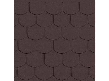 Zdjęcie: Gont bitumiczny Patio Karpiówka brązowy MATIZOL