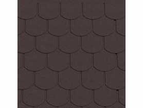 Gont bitumiczny Patio Karpiówka brązowy MATIZOL