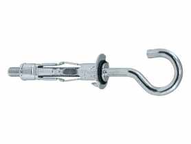 Kołek stalowy Molly z hakiem prostym MHS 4x32 mm  - 100 szt. WKRĘT-MET