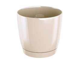 Doniczka Coubi krem 21 cm PROSPERPLAST