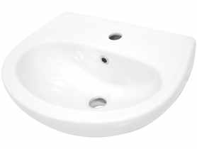 Umywalka ceramiczna wisząca Jaśmin biały DEANTE