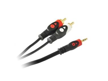 Zdjęcie: Kabel 5 m Jack 3,5 WT. - 2xRCA WT.LB0024 LIBOX