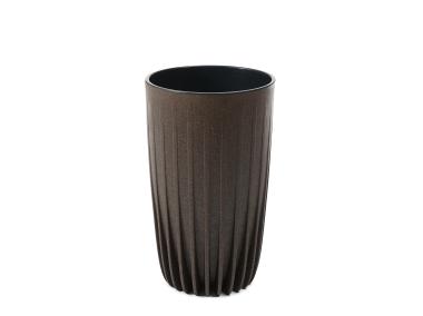 Zdjęcie: Donica wysoka Mira 250 mm Eco coffee, espresso LAMELA