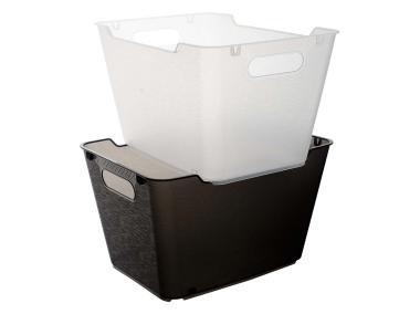 Zdjęcie: Pojemnik lifestyle-box lotta 12 L crystal grey transparent KEEEPER