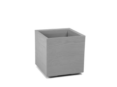 Zdjęcie: Kwietnik Karo 300x300x300 mm deska recycled, szary LAMELA
