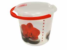 Wiadro Ilvie red lotus deco 10 L KEEEPER