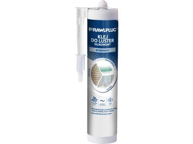 Zdjęcie: Klej do luster silikonowy bezbarwny 300 ml RAWLPLUG