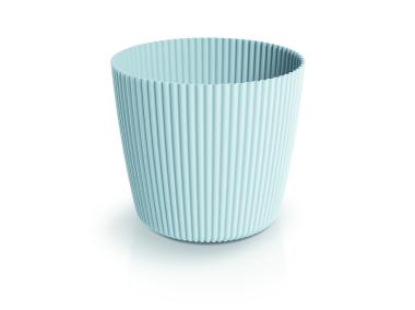 Zdjęcie: Doniczka Milly Round jasny szary, wysokość 20,8 cm PROSPERPLAST