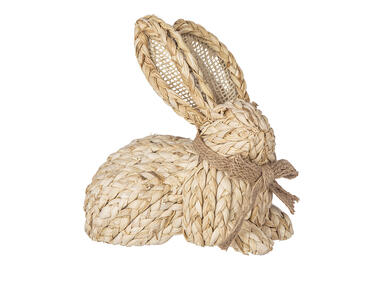 Zdjęcie: Figurka pleciona zając 15x9x16 cm ALTOMDESIGN