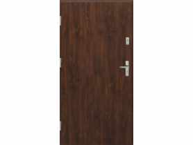 Drzwi zewnętrzne stalowo-drewniane Disting Otello 01 Orzech 100 cm lewe KR CENTER
