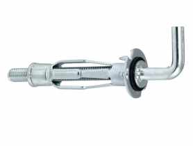 Kołek stalowy Molly z hakiem prostym MHP 4x32 mm  - 100 szt. WKRĘT-MET