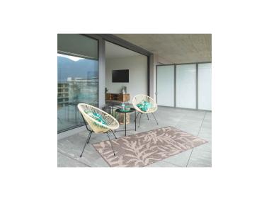 Zdjęcie: Dywan Express 67x140 cm liście szaro-beżowy MULTI-DECOR