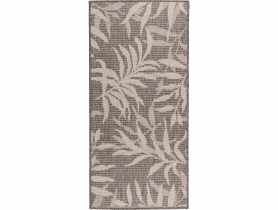 Dywan Express 67x140 cm liście szaro-beżowy MULTI-DECOR