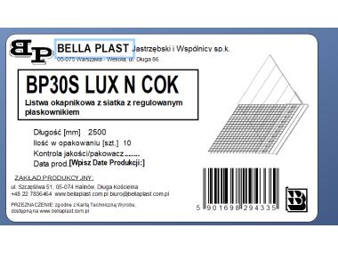 Zdjęcie: Listwa PVC startowa, okapnikowa, podtynkowa z siatką i z regulowaną półką BP30 BELLA PLAST