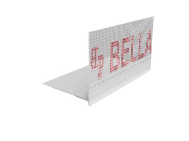 Zdjęcie: Listwa PVC startowa, okapnikowa, podtynkowa z siatką i z regulowaną półką BP30 BELLA PLAST